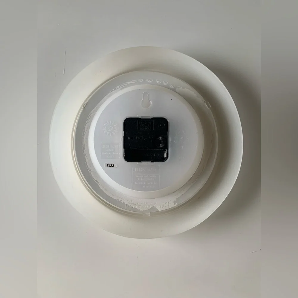 IKEA White Round Clock